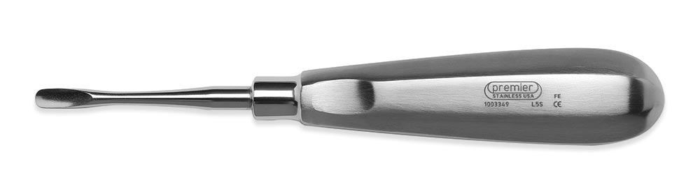 Premier Dental 1003349 Luxating #5 Elevator Straight With Large Handle Premier Dental 1003349 Luxating #5 Elevator Straight With Large Handle